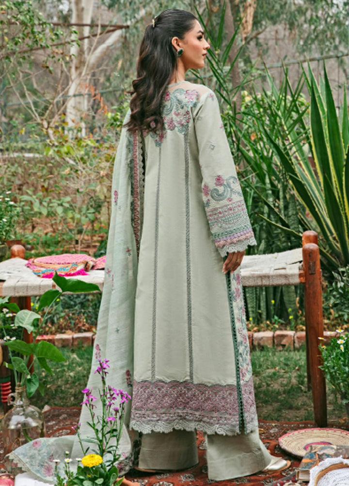Florent Embroidered Lawn Suit Unstitched 3 Piece FL24LL FL-3B - Luxury Summer Collection