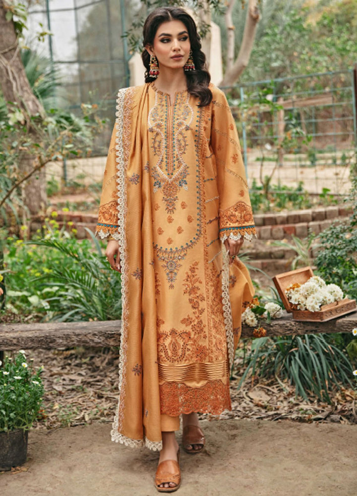 Florent Embroidered Lawn Suit Unstitched 3 Piece FL24LL FL-4A - Luxury Summer Collection