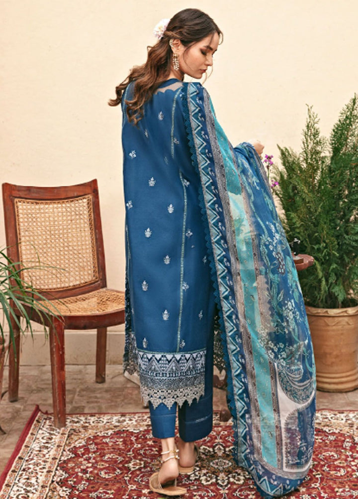Florent Embroidered Lawn Suit Unstitched 3 Piece FL24LL FL-5A - Luxury Summer Collection