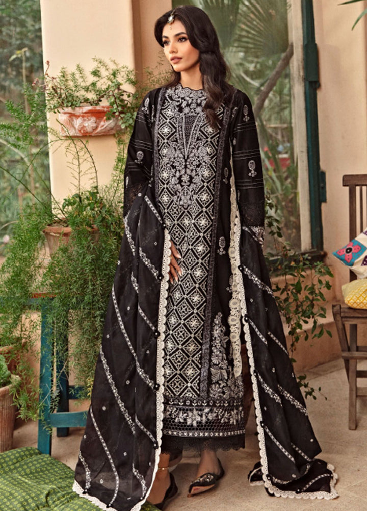 Florent Embroidered Lawn Suit Unstitched 3 Piece FL24LL FL-6A - Luxury Summer Collection