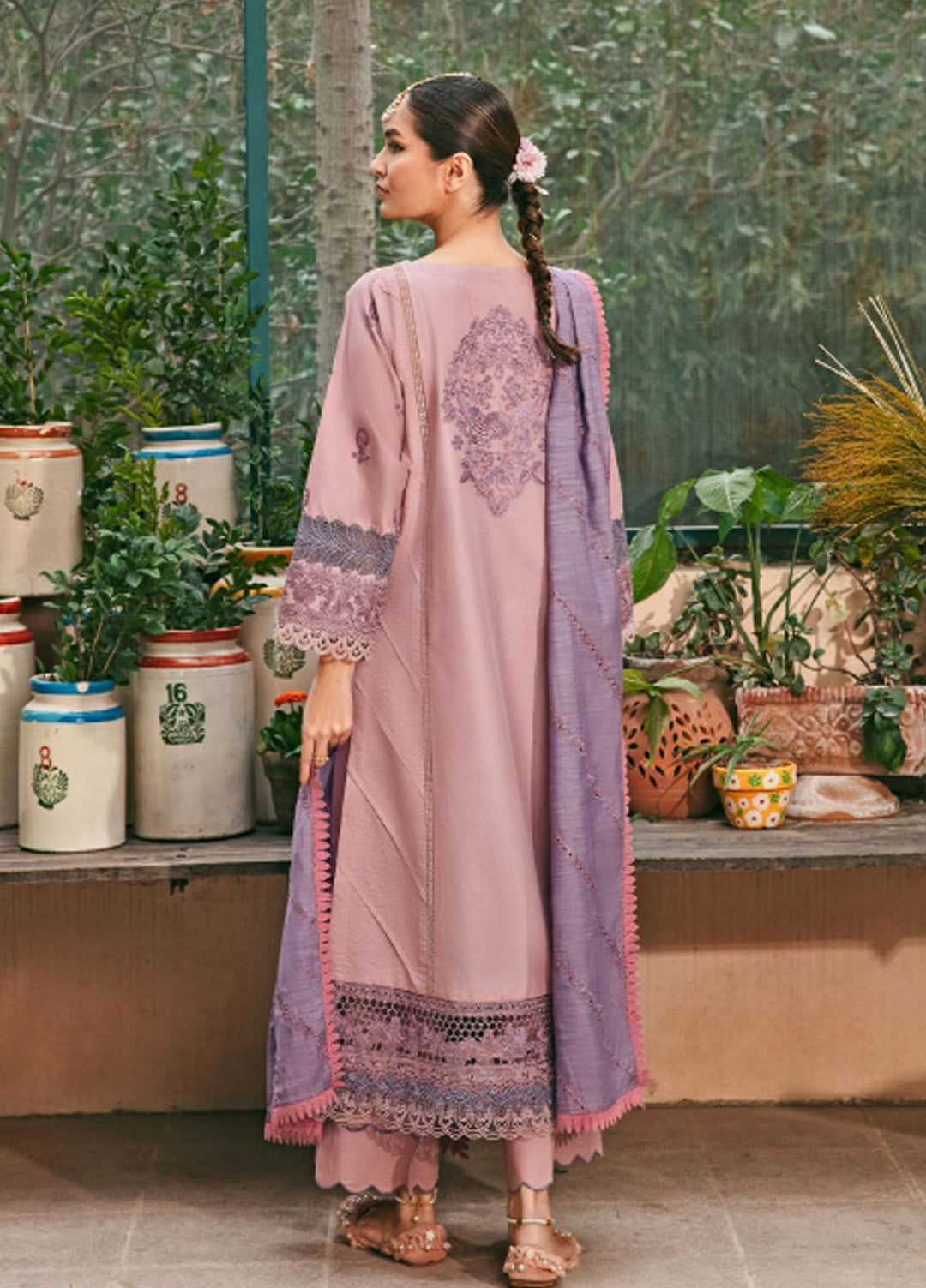 Florent Embroidered Lawn Suit Unstitched 3 Piece FL24LL FL-6B - Luxury Summer Collection