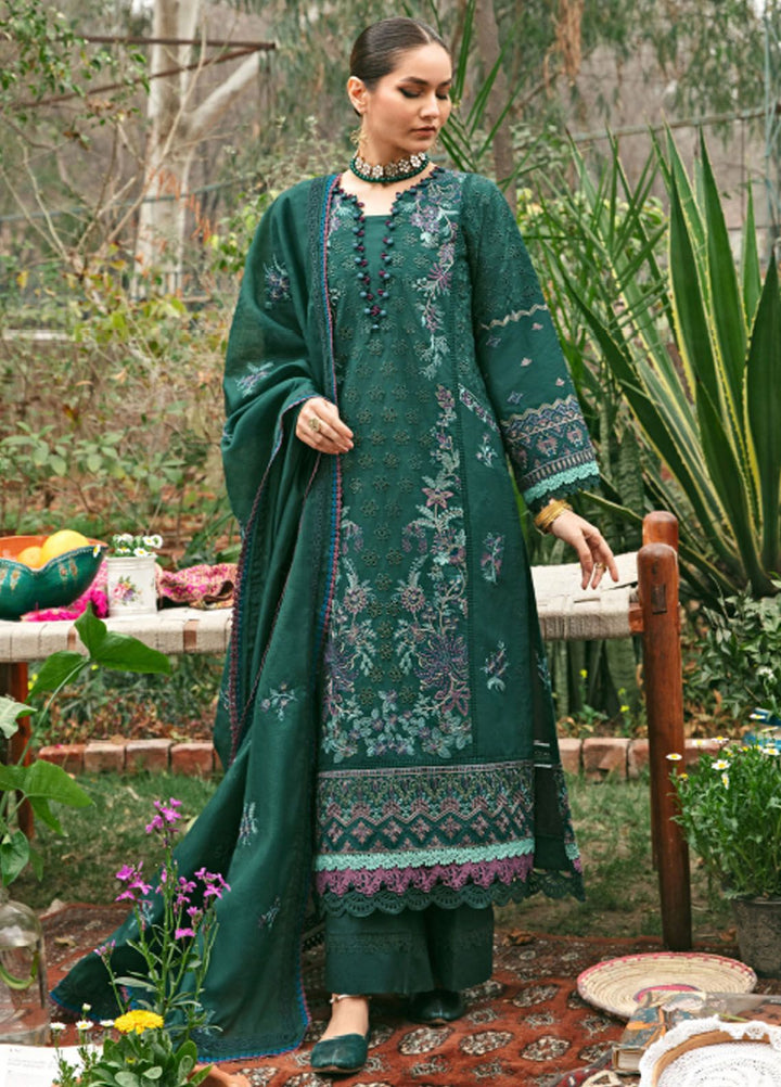 Florent Embroidered Lawn Suit Unstitched 3 Piece FL24LL FL-7A - Luxury Summer Collection