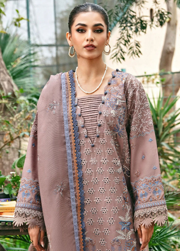 Florent Embroidered Lawn Suit Unstitched 3 Piece FL24LL FL-7B - Luxury Summer Collection