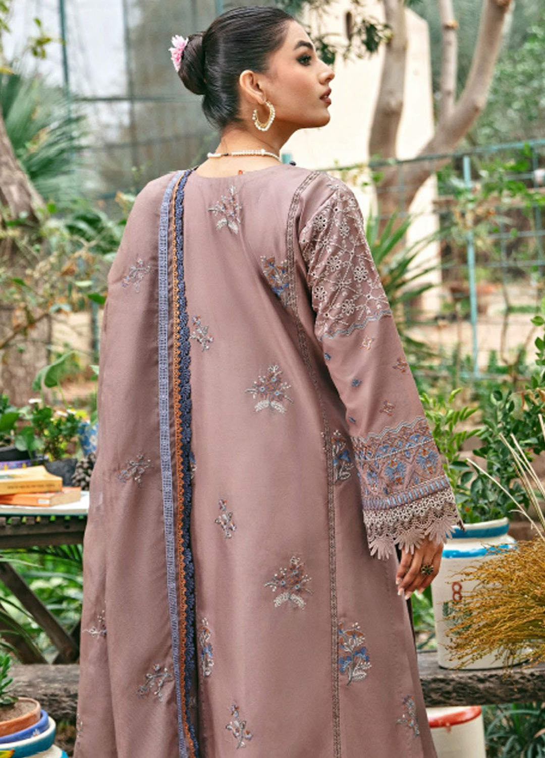 Florent Embroidered Lawn Suit Unstitched 3 Piece FL24LL FL-7B - Luxury Summer Collection