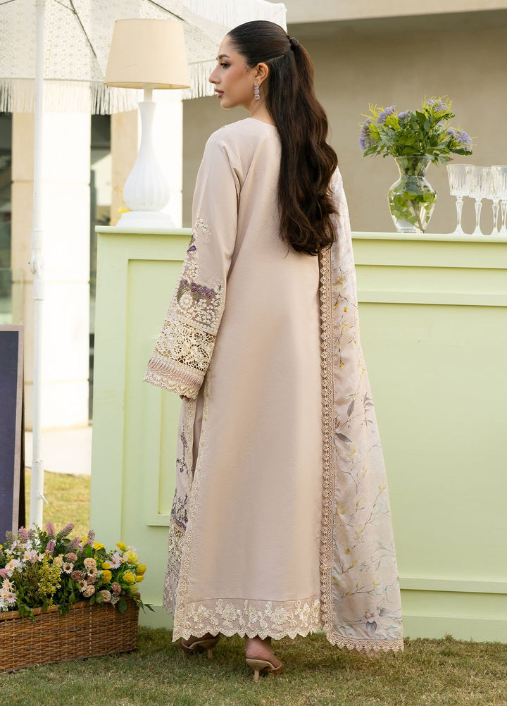 Florent Embroidered Lawn Suits Unstitched 3 Piece FL25EF FL-6 A - Summer Collection