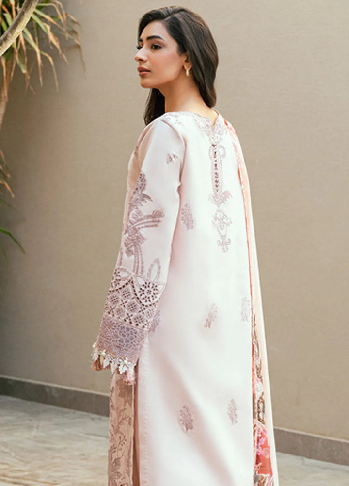 Florent Embroidered Lawn Suits Unstitched 3 Piece FL25LL FL-3B - Summer Collection