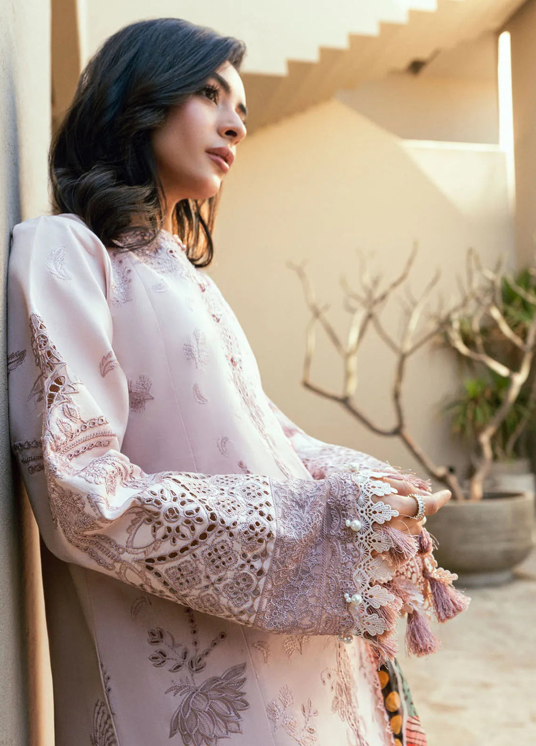 Florent Embroidered Lawn Suits Unstitched 3 Piece FL25LL FL-3B - Summer Collection