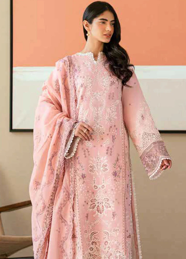 Florent Embroidered Lawn Suits Unstitched 3 Piece FL25LL FL-6A - Summer Collection