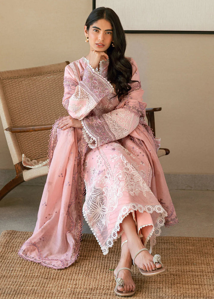 Florent Embroidered Lawn Suits Unstitched 3 Piece FL25LL FL-6A - Summer Collection