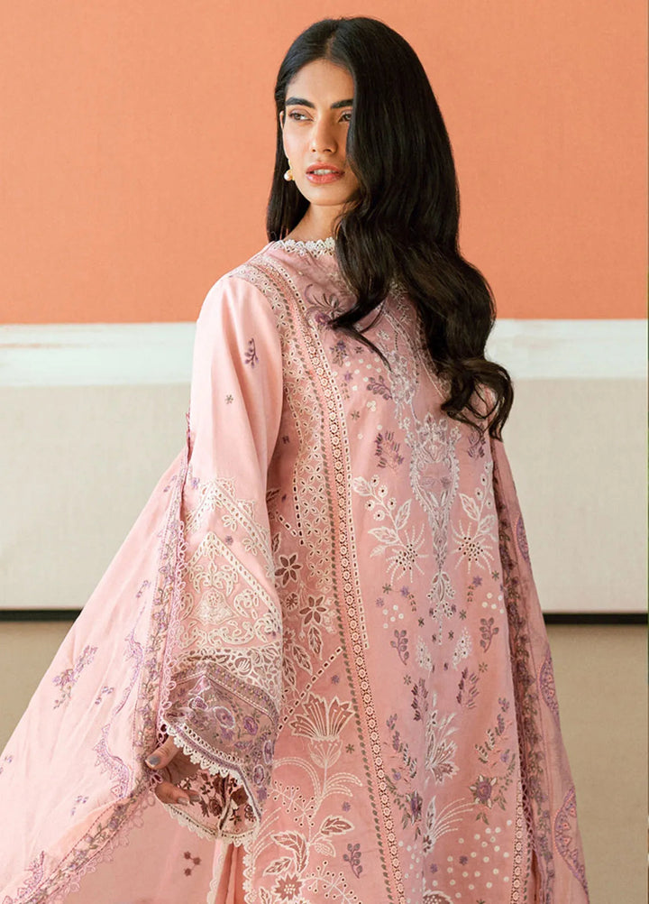 Florent Embroidered Lawn Suits Unstitched 3 Piece FL25LL FL-6A - Summer Collection