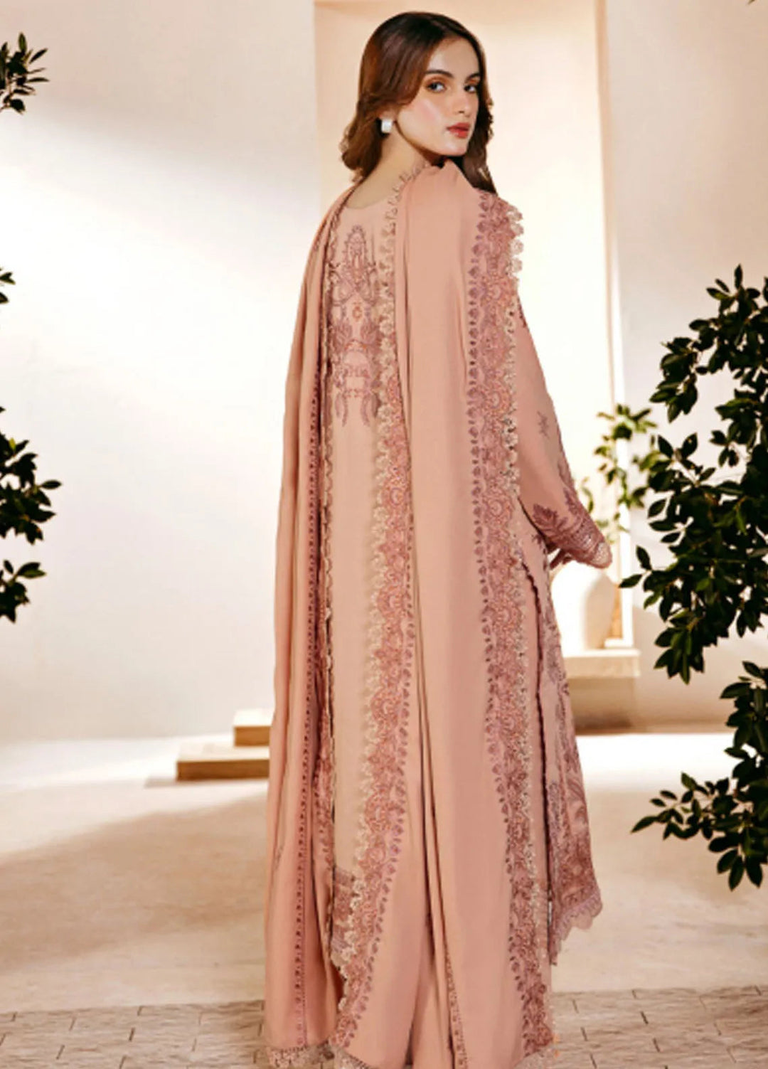 Florent Embroidered Marina Suit Unstitched 3 Piece FL24W FL-1 A - Winter Collection