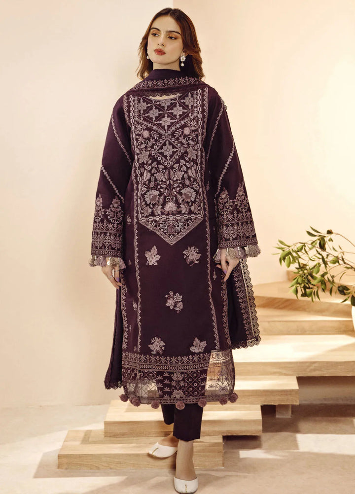 Florent Embroidered Marina Suit Unstitched 3 Piece FL24W FL-2 A - Winter Collection