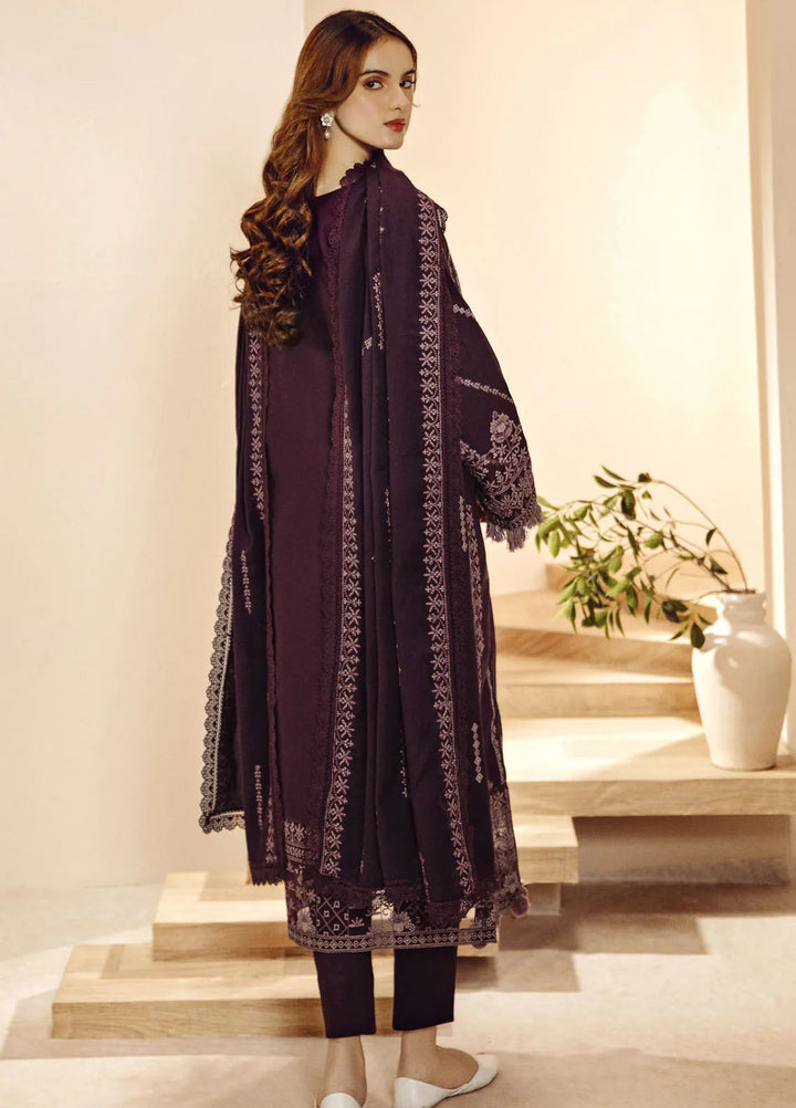 Florent Embroidered Marina Suit Unstitched 3 Piece FL24W FL-2 A - Winter Collection