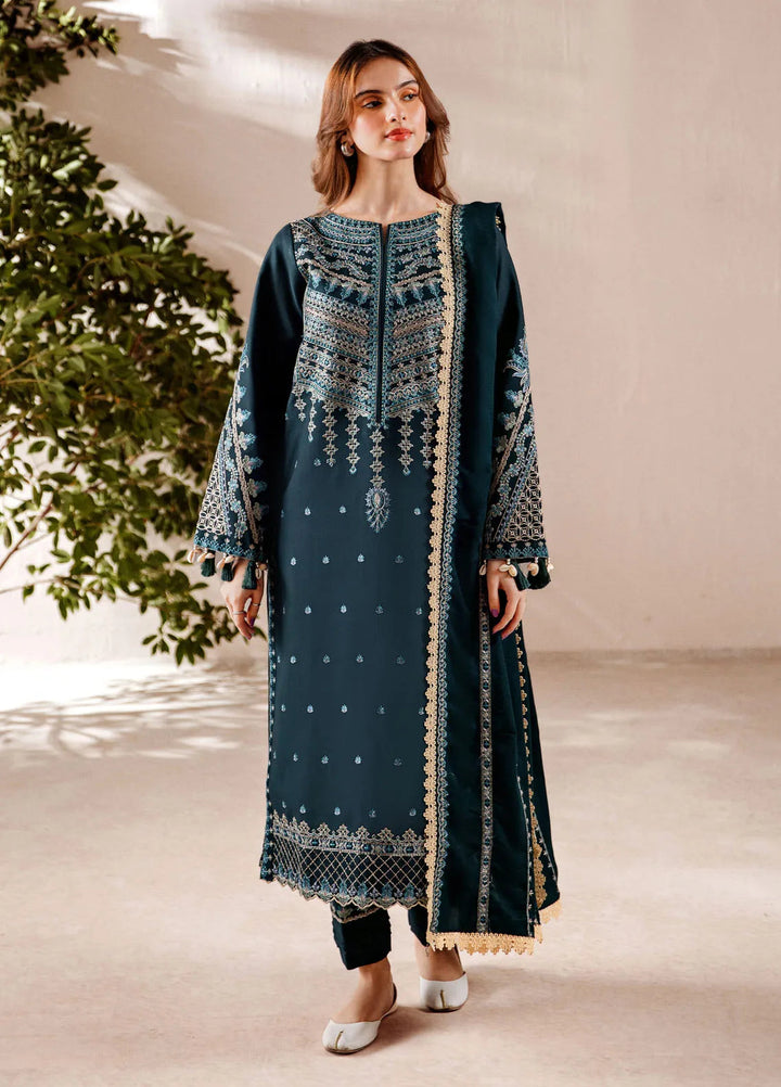Florent Embroidered Marina Suit Unstitched 3 Piece FL24W FL-3 A - Winter Collection