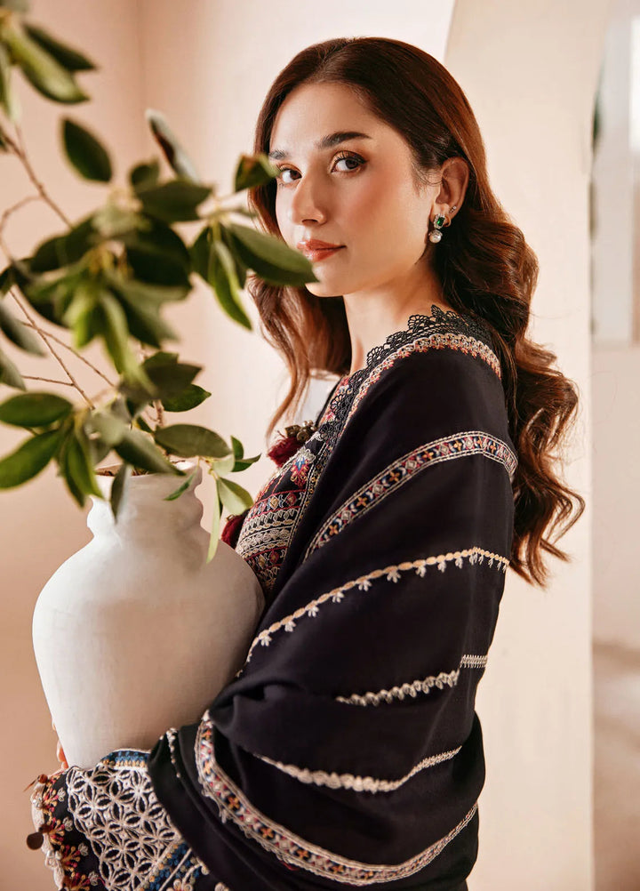 Florent Embroidered Marina Suit Unstitched 3 Piece FL24W FL-3 B - Winter Collection