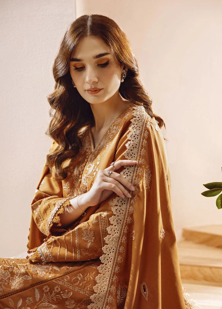 Florent Embroidered Marina Suit Unstitched 3 Piece FL24W FL-7 - Winter Collection