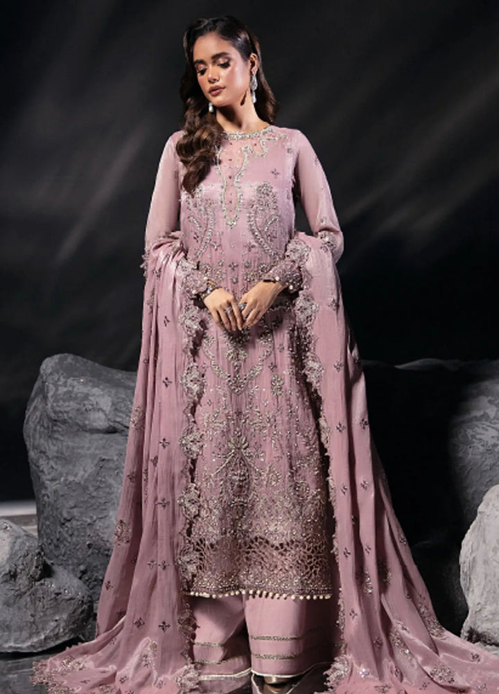Florent Embroidered Missouri Suit Unstitched 3 Piece FL24R Dusky Dream - Formal Collection