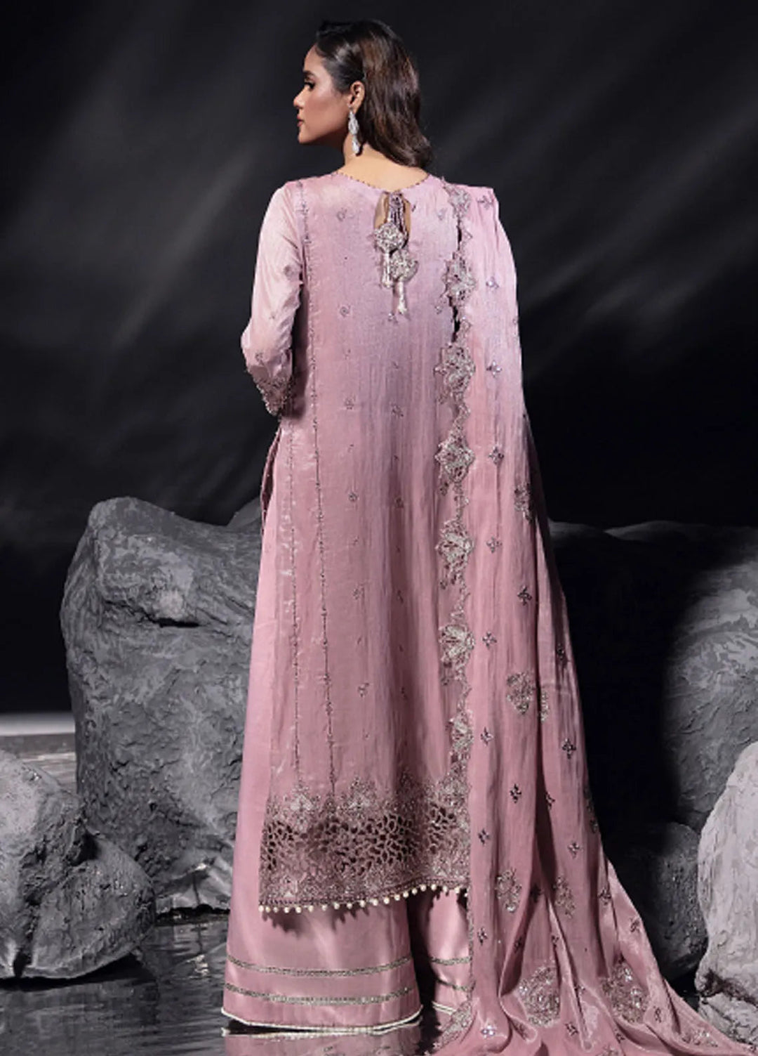 Florent Embroidered Missouri Suit Unstitched 3 Piece FL24R Dusky Dream - Formal Collection