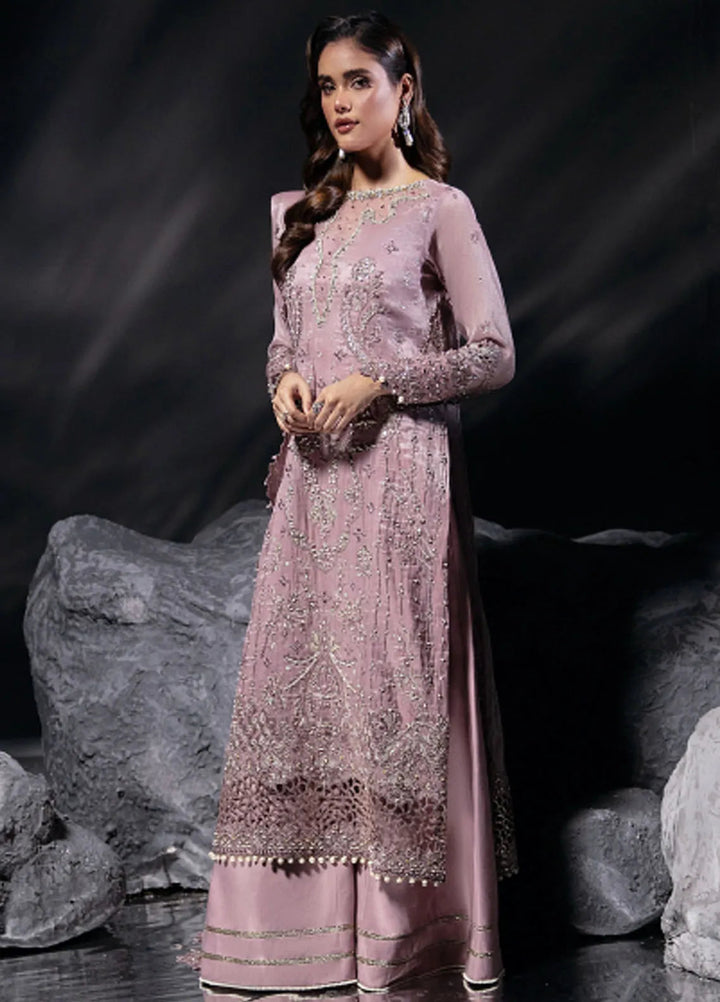 Florent Embroidered Missouri Suit Unstitched 3 Piece FL24R Dusky Dream - Formal Collection