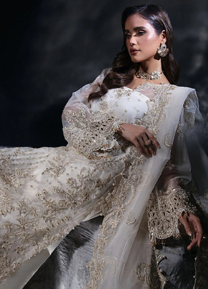 Florent Embroidered Organza Suit Unstitched 3 Piece FL24R Celestia - Formal Collection