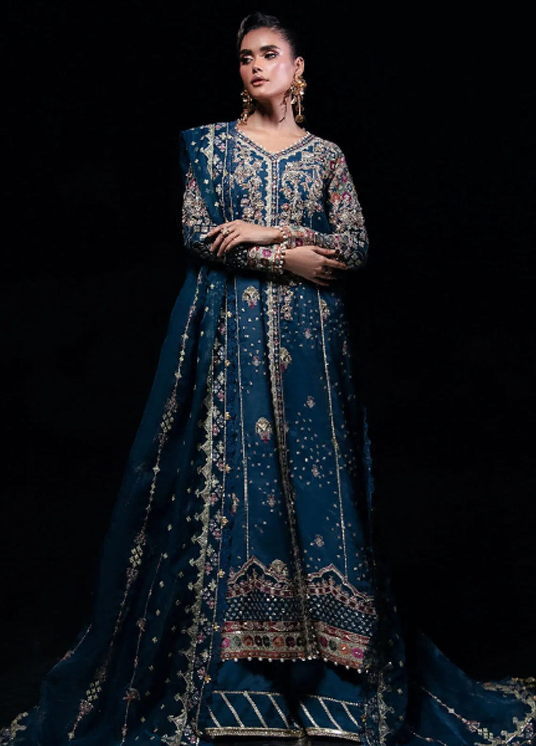 Florent Embroidered Raw Silk Suit Unstitched 3 Piece FL24R Dreamweave - Formal Collection