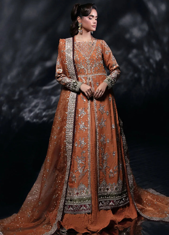 Florent Embroidered Raw Silk Suit Unstitched 3 Piece FL24R Lunaire - Formal Collection