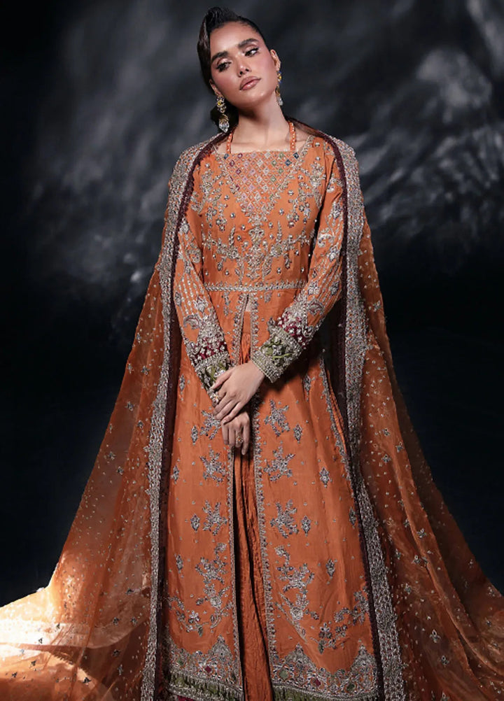 Florent Embroidered Raw Silk Suit Unstitched 3 Piece FL24R Lunaire - Formal Collection