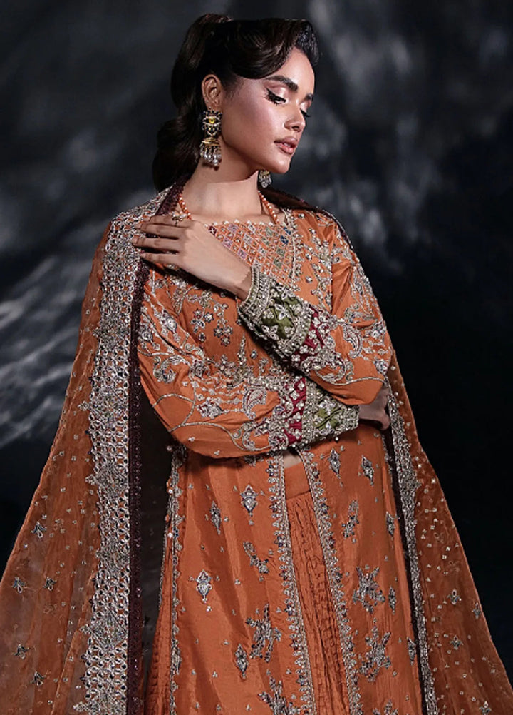 Florent Embroidered Raw Silk Suit Unstitched 3 Piece FL24R Lunaire - Formal Collection