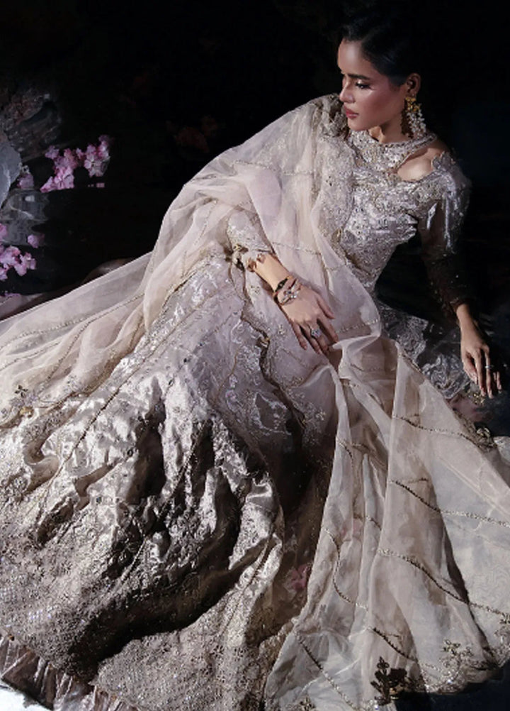 Florent Embroidered Silk Suit Unstitched 3 Piece FL24R Opaline - Formal Collection