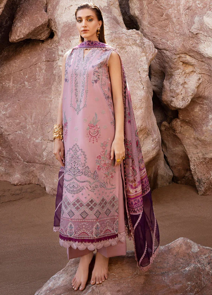 Florent Embroidered  Suits Unstitched 3 Piece FL24E FL-1A - Eid Collection