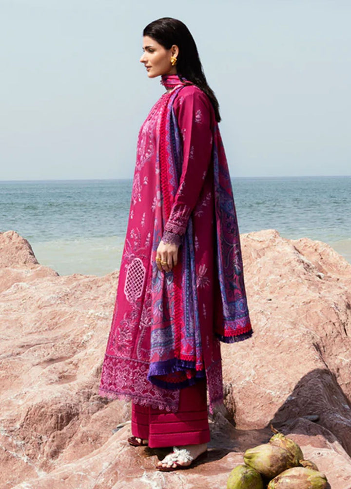 Florent Embroidered  Suits Unstitched 3 Piece FL24E FL-2A - Eid Collection