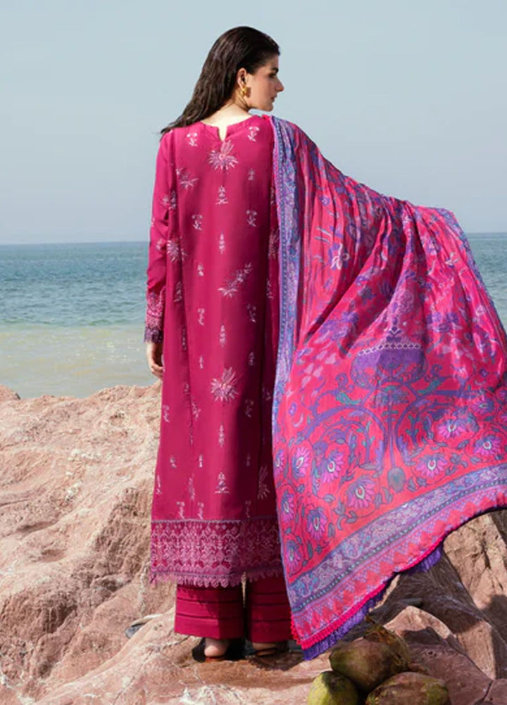 Florent Embroidered  Suits Unstitched 3 Piece FL24E FL-2A - Eid Collection