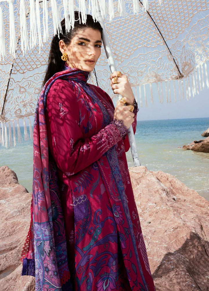 Florent Embroidered  Suits Unstitched 3 Piece FL24E FL-2A - Eid Collection