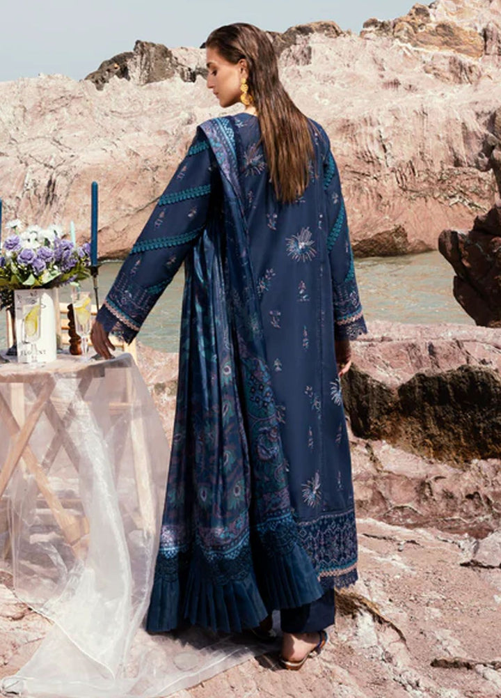 Florent Embroidered  Suits Unstitched 3 Piece FL24E FL-2B - Eid Collection
