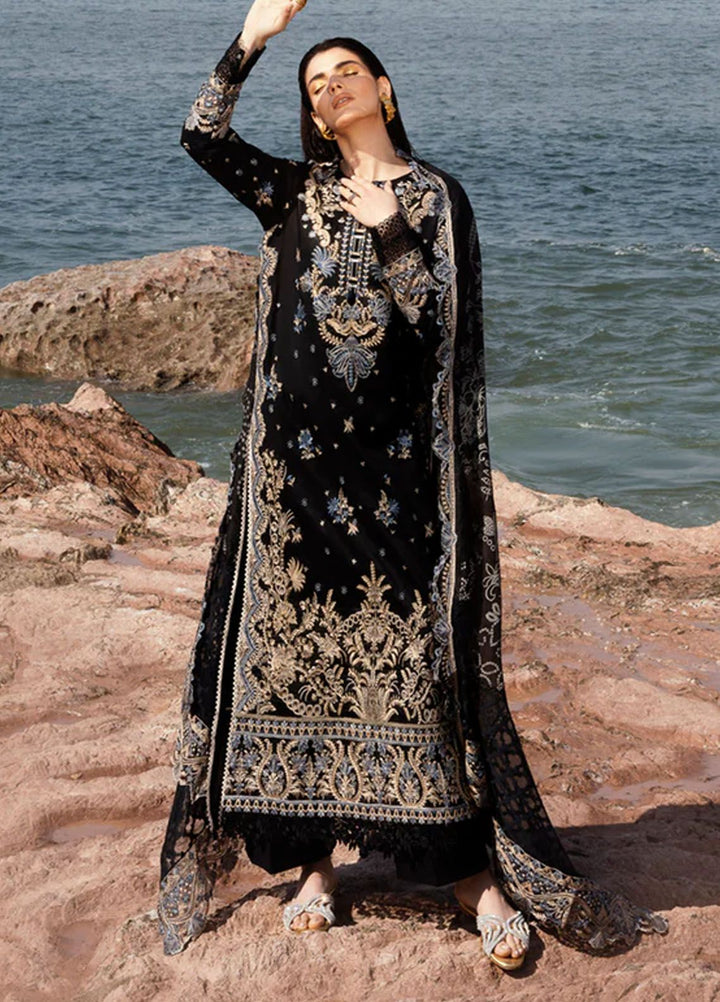 Florent Embroidered  Suits Unstitched 3 Piece FL24E FL-3A - Eid Collection