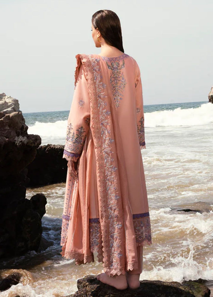 Florent Embroidered  Suits Unstitched 3 Piece FL24E FL-4A - Eid Collection