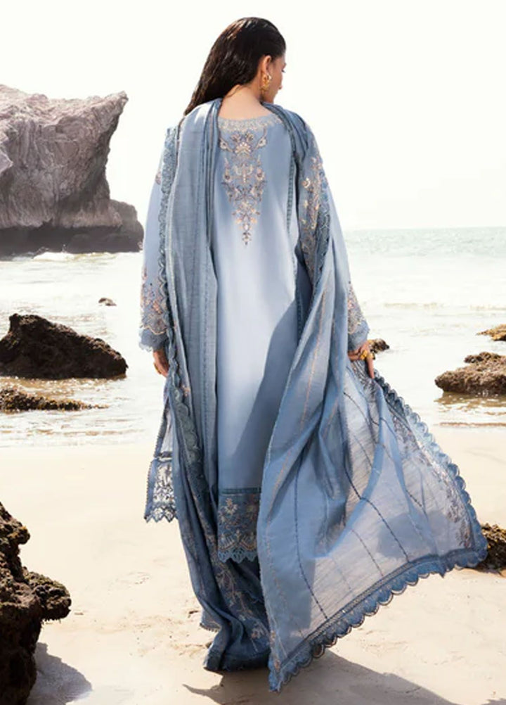 Florent Embroidered  Suits Unstitched 3 Piece FL24E FL-4B - Eid Collection