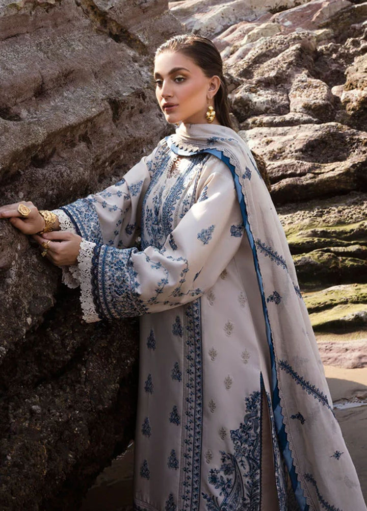 Florent Embroidered  Suits Unstitched 3 Piece FL24E FL-7A - Eid Collection