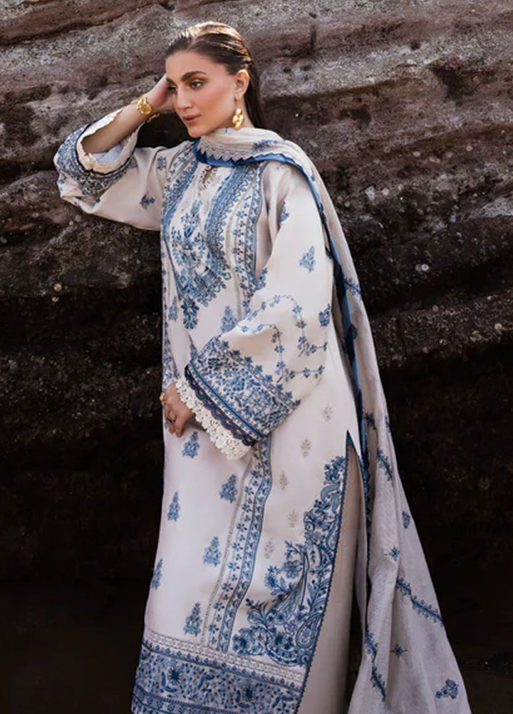 Florent Embroidered  Suits Unstitched 3 Piece FL24E FL-7A - Eid Collection