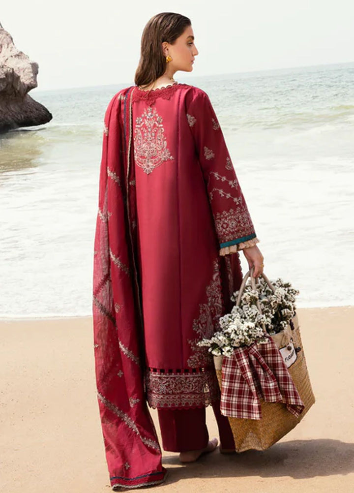 Florent Embroidered  Suits Unstitched 3 Piece FL24E FL-7B - Eid Collection