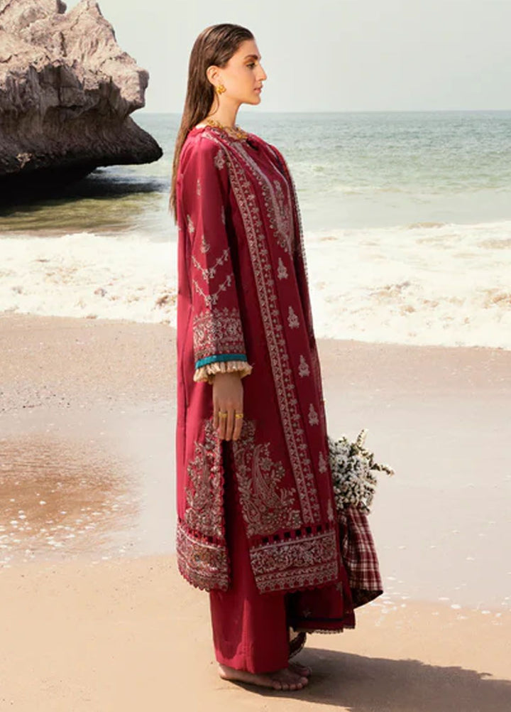Florent Embroidered  Suits Unstitched 3 Piece FL24E FL-7B - Eid Collection