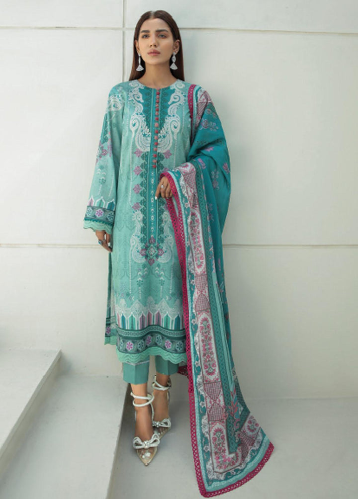 Everyday Wear By Florent Printed Lawn Suits Unstitched 3 Piece FL22EW FL-1B - Summer Collection