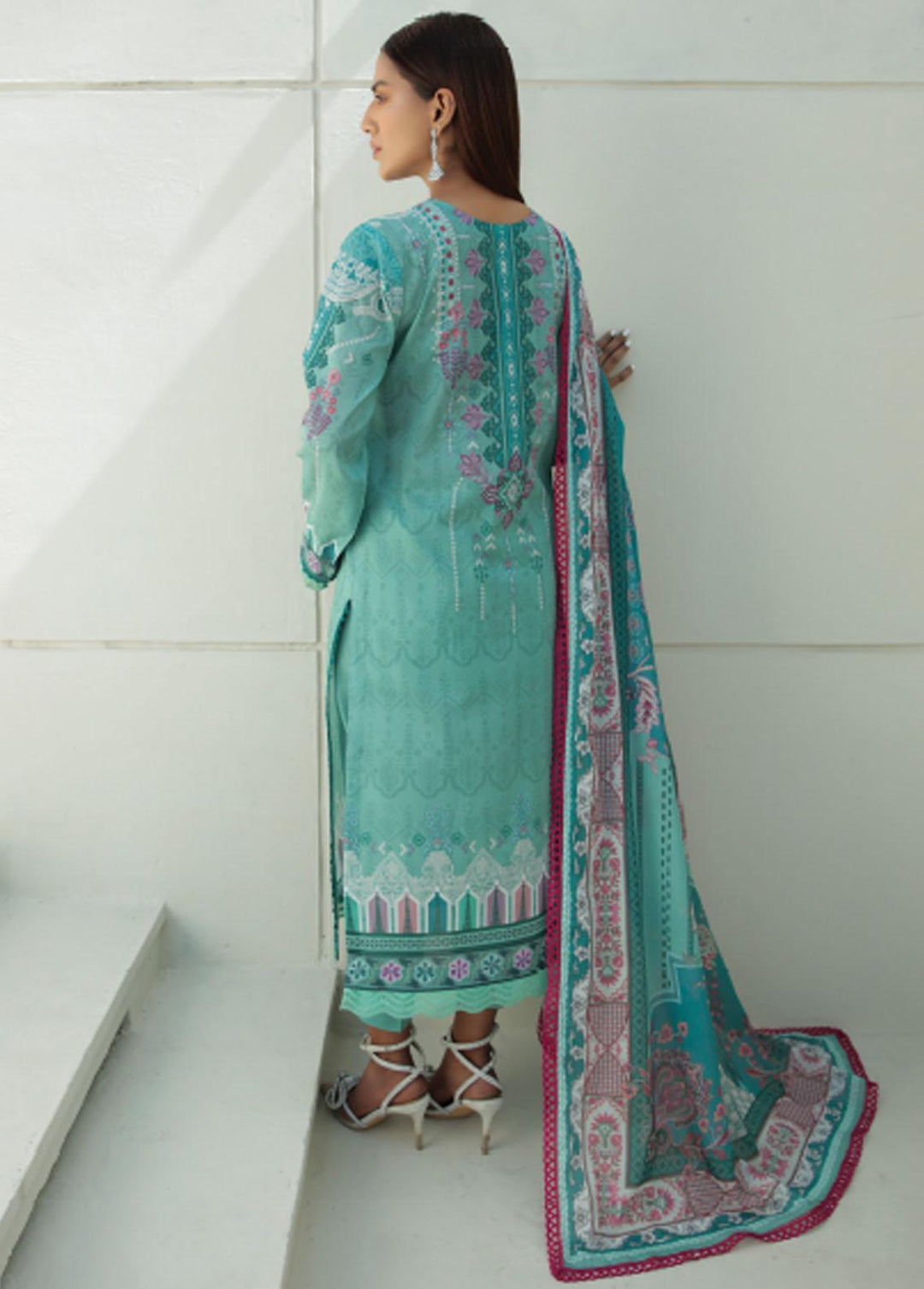 Everyday Wear By Florent Printed Lawn Suits Unstitched 3 Piece FL22EW FL-1B - Summer Collection