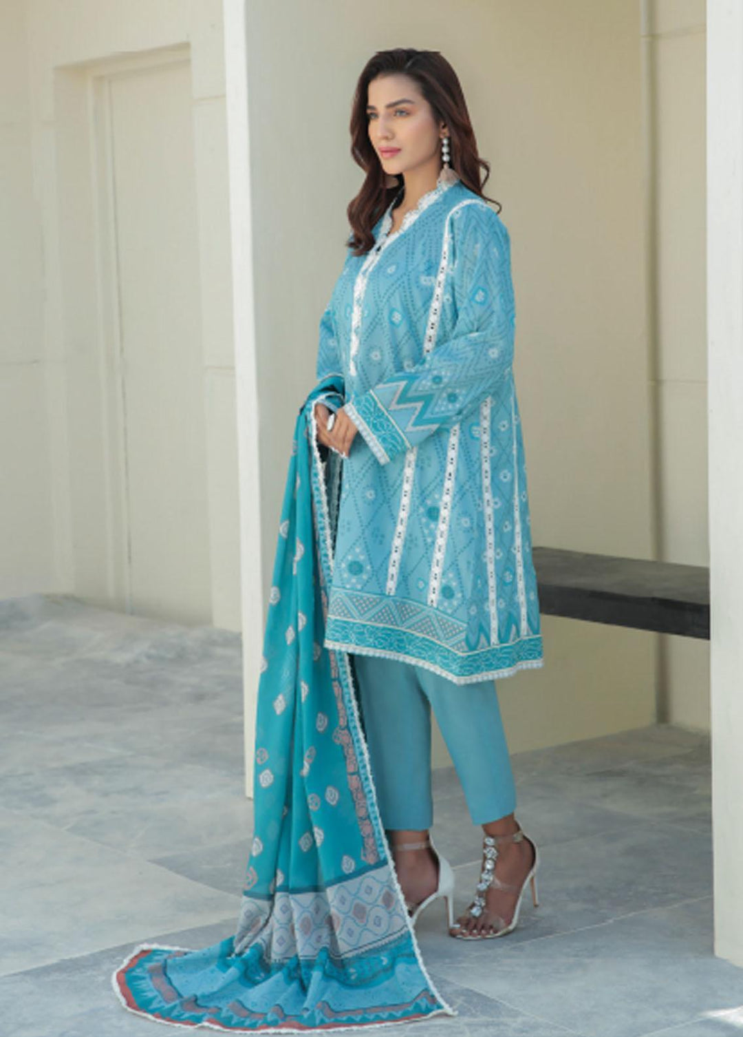 Everyday Wear By Florent Printed Lawn Suits Unstitched 3 Piece FL22EW FL-2A - Summer Collection