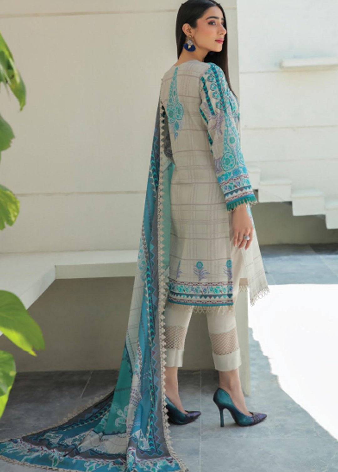 Everyday Wear By Florent Printed Lawn Suits Unstitched 3 Piece FL22EW FL-3A - Summer Collection