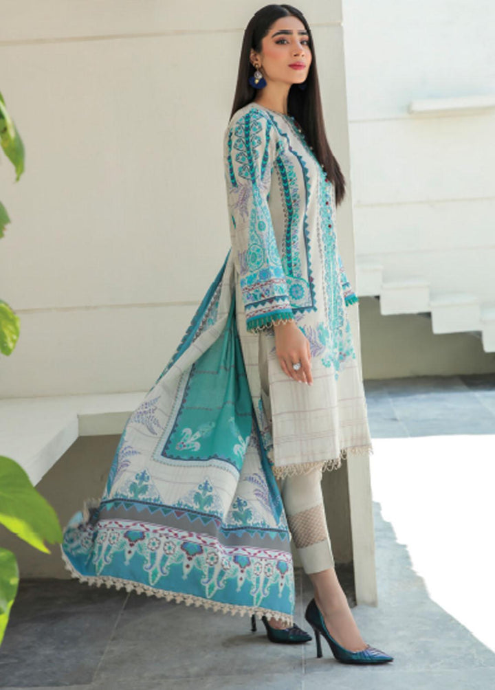 Everyday Wear By Florent Printed Lawn Suits Unstitched 3 Piece FL22EW FL-3A - Summer Collection