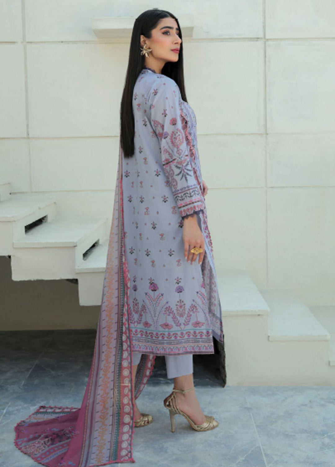 Everyday Wear By Florent Printed Lawn Suits Unstitched 3 Piece FL22EW FL-4A - Summer Collection