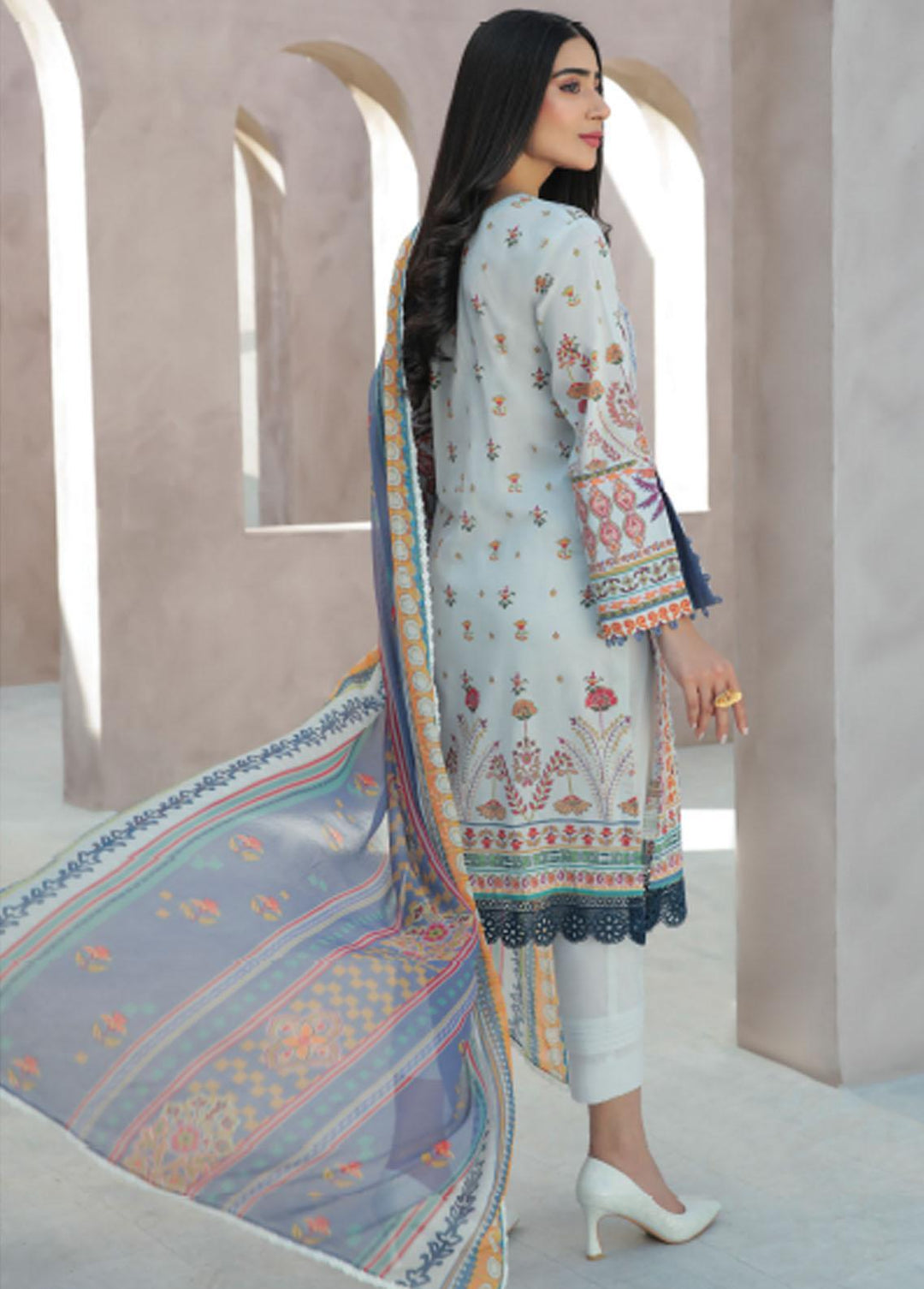 Everyday Wear By Florent Printed Lawn Suits Unstitched 3 Piece FL22EW FL-4B - Summer Collection