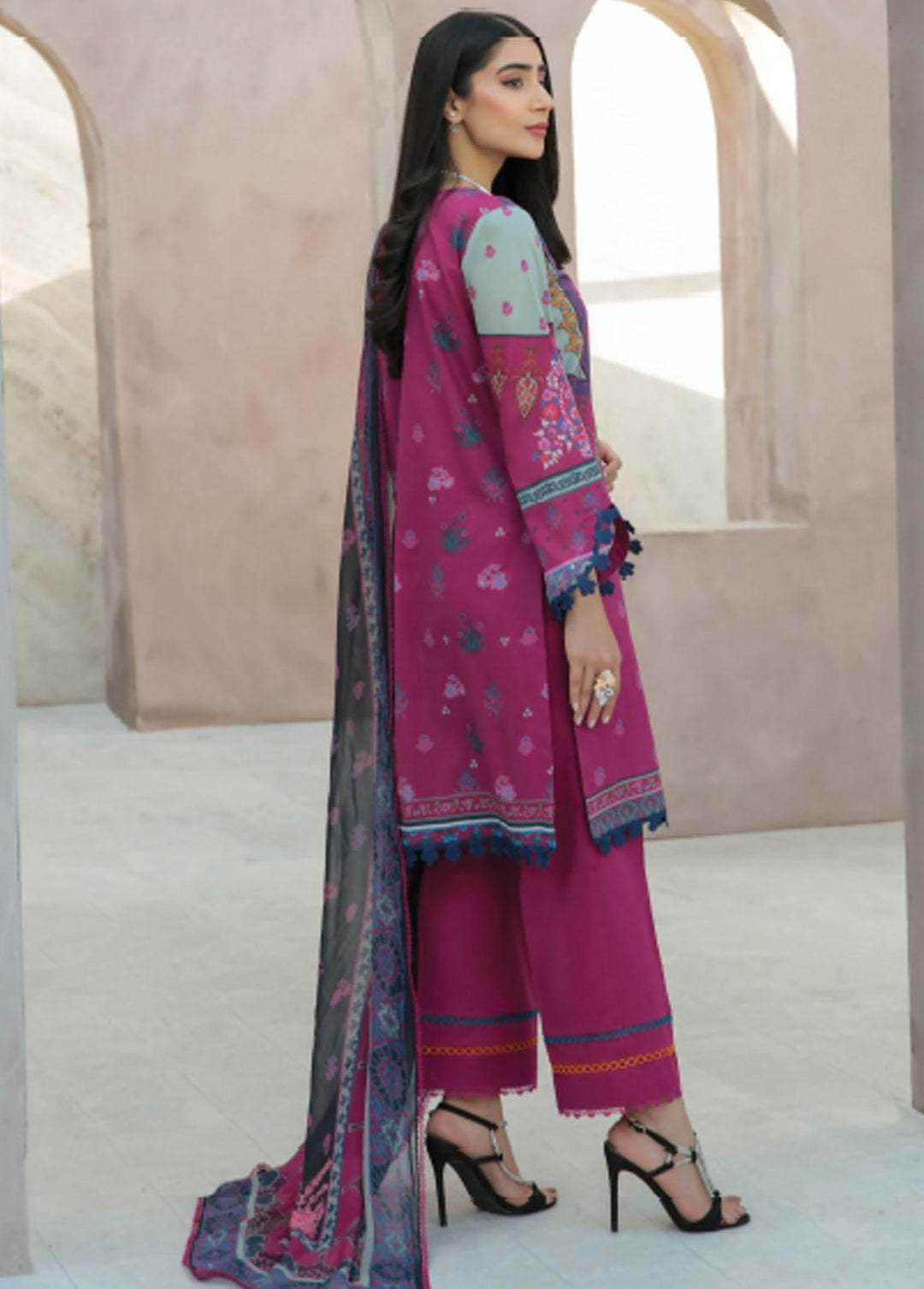 Everyday Wear By Florent Printed Lawn Suits Unstitched 3 Piece FL22EW FL-5B - Summer Collection