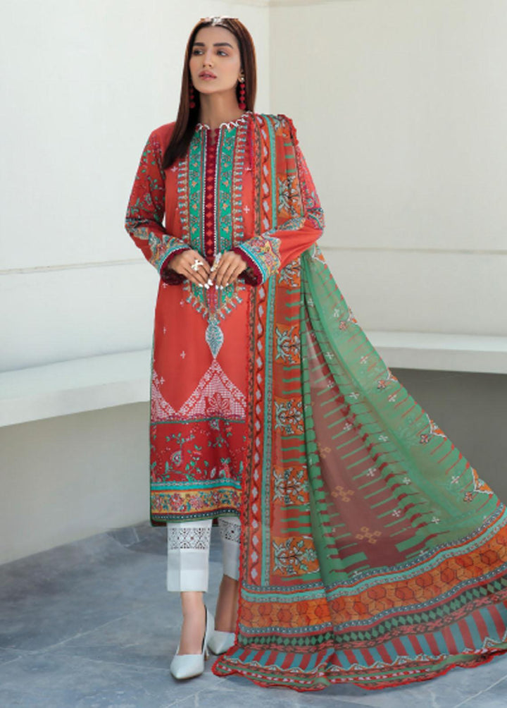 Everyday Wear By Florent Printed Lawn Suits Unstitched 3 Piece FL22EW FL-8A - Summer Collection